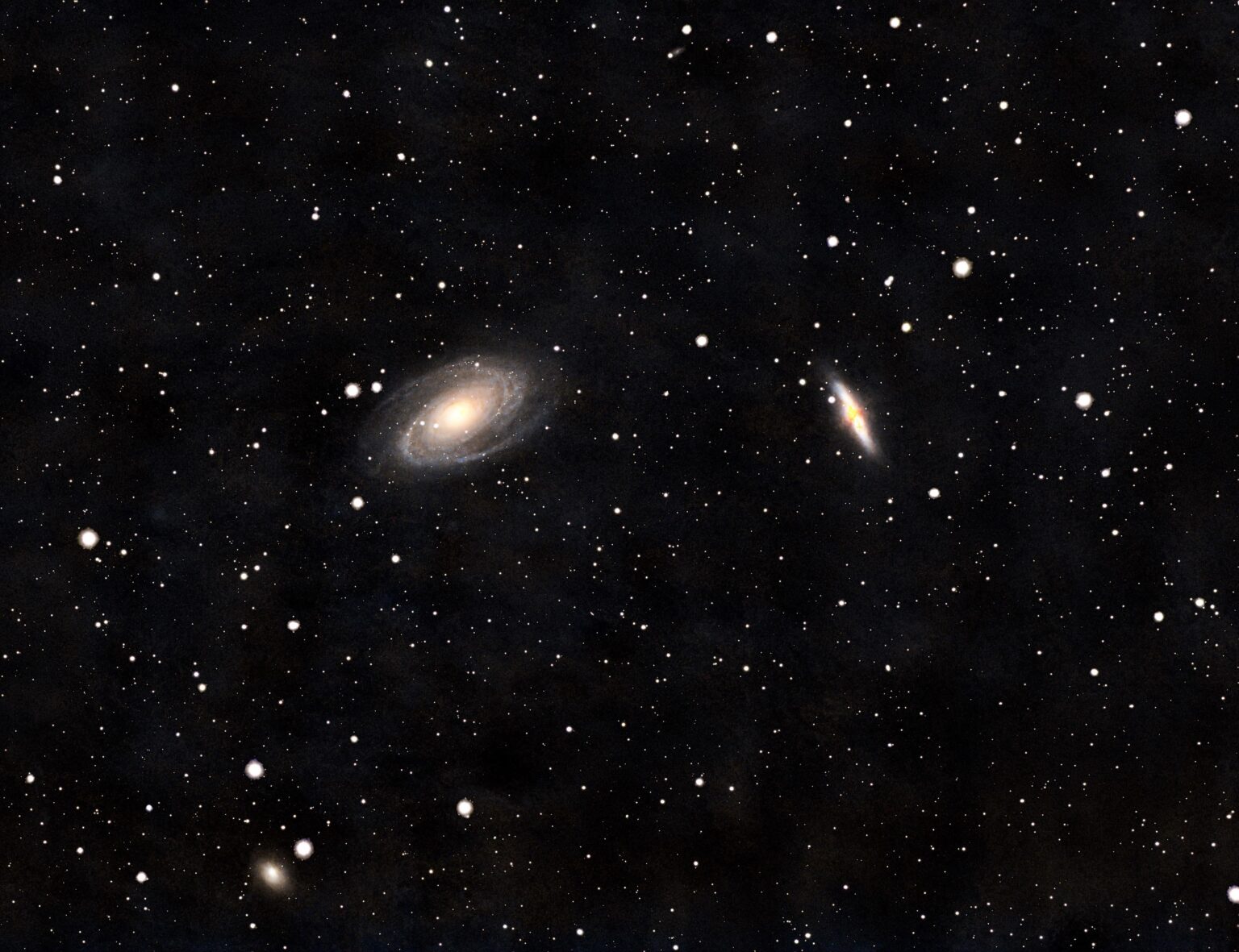 M81, M82 and NGC 3077