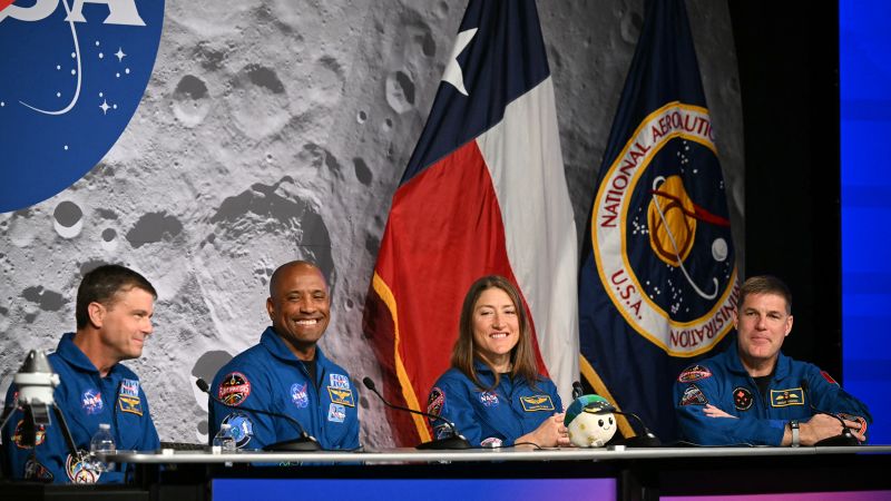 The Artemis II astronauts are set to take questions about their moon journey