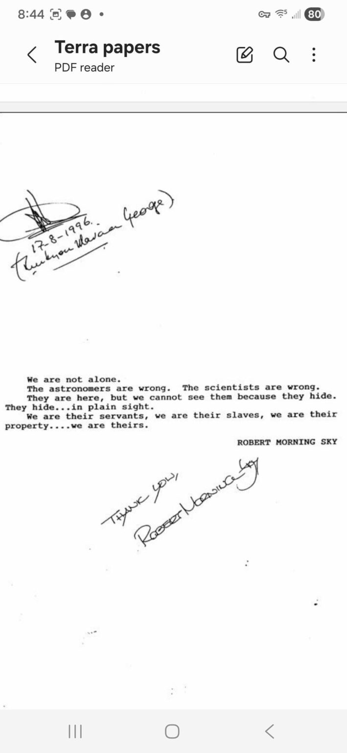 Anyone read "the terra papers?" Thoughts?