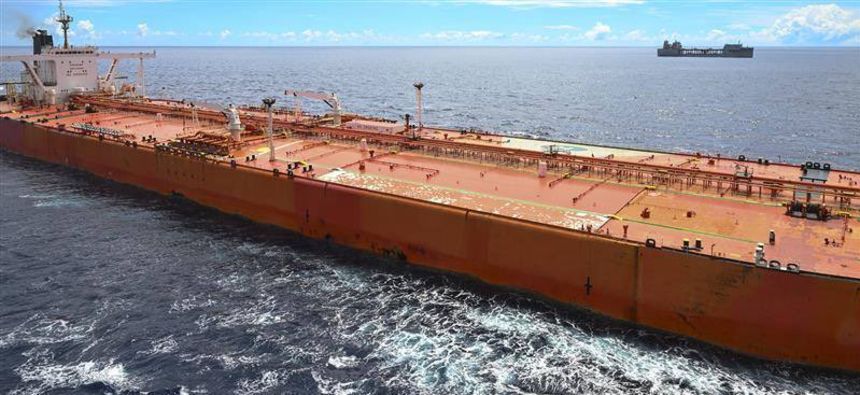 US troops boarding the M/T Tifani on April 21, 2026.