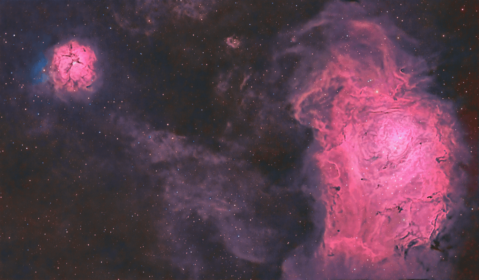 Lagoon in HaRGBHa from Bortle 8/9