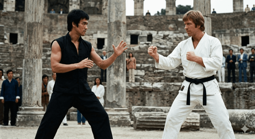 Bruce Lee and Chuck Norris Reimagined