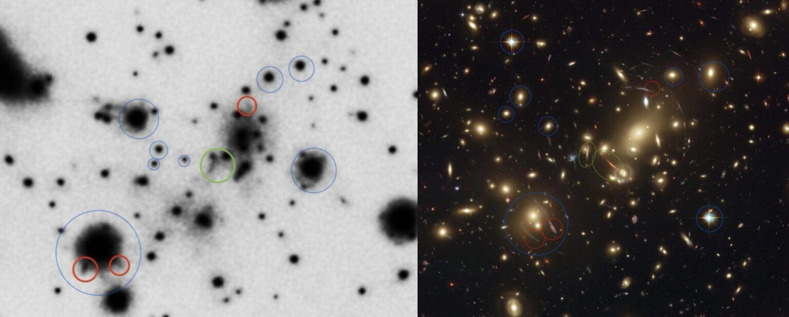 Gravitational lensing in abell 2218