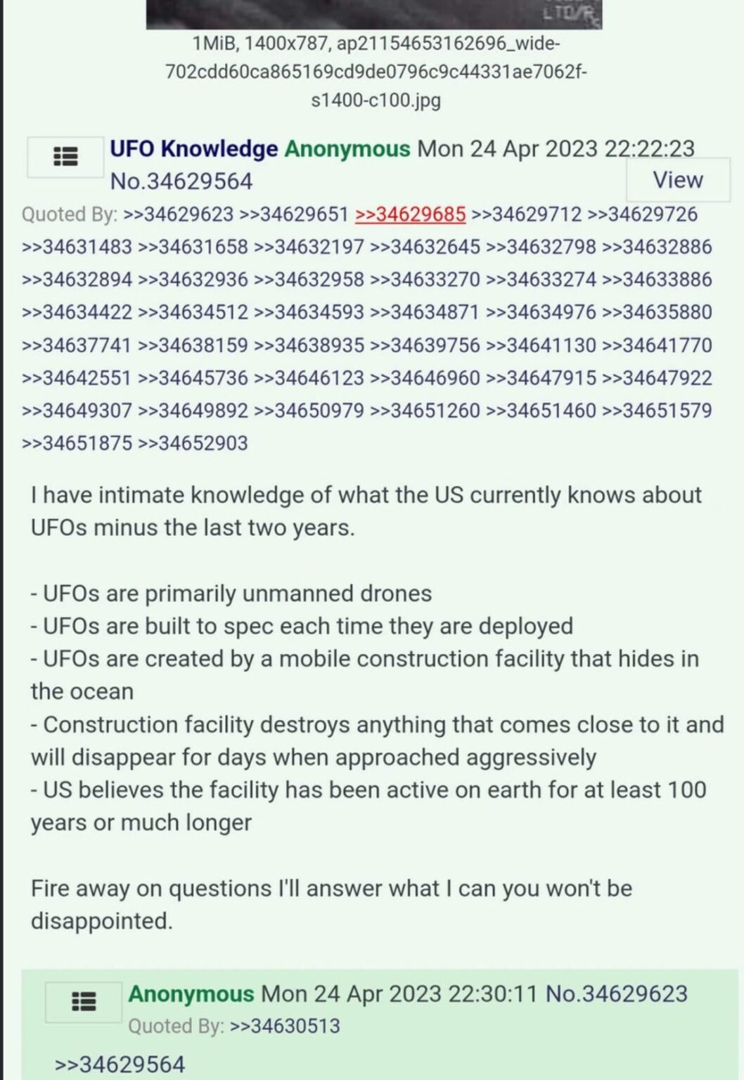 Link between Tim Gallaudet and the 4chan whistleblower ?