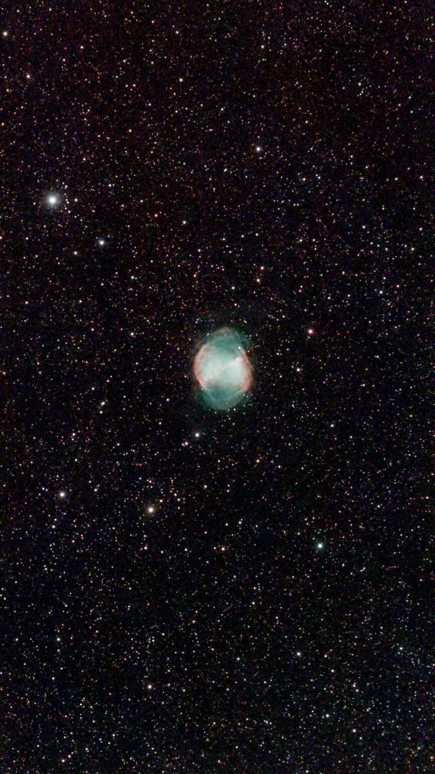M27- Dumbell Nebula's Core , a quick session before dawn