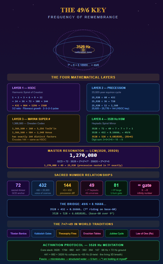 The Harmonic Spiral of Creation. The Math of the Universe