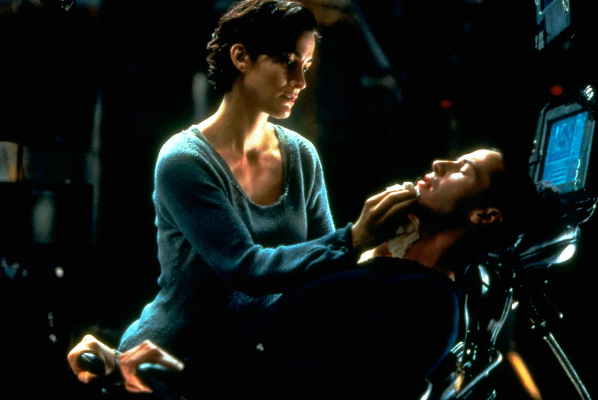 Screenshot of the film The Matrix
