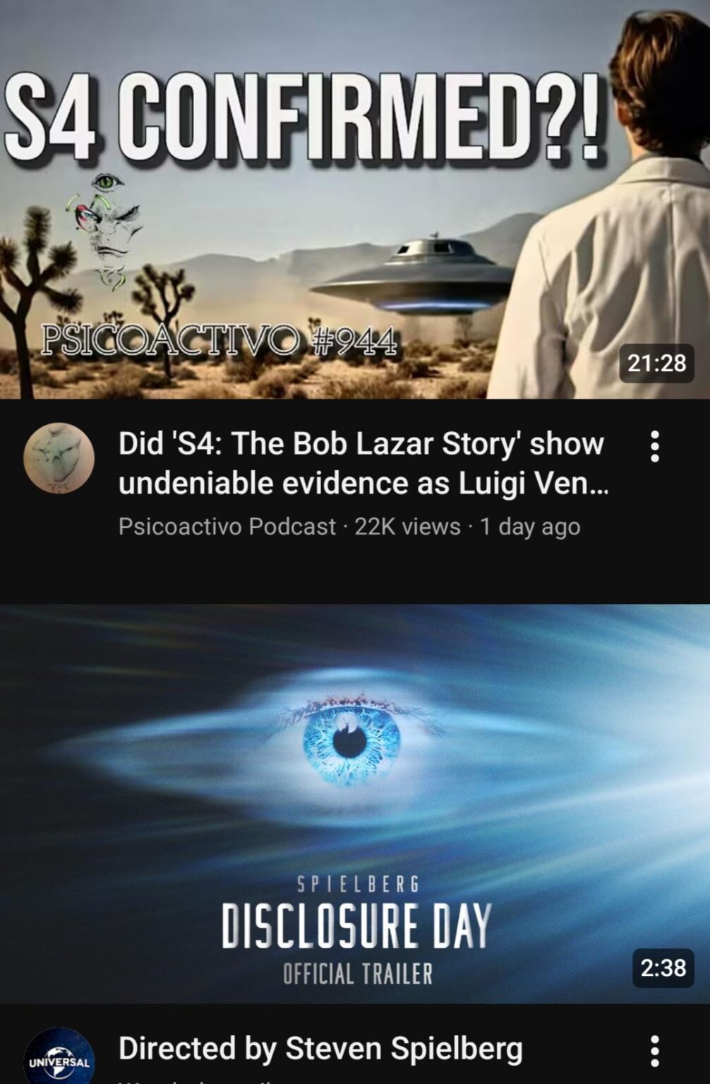 Disclosure Day and Bob Lazar's Sport Model Look Identical