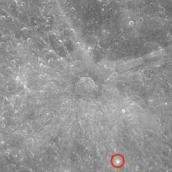 Do we think this the newly named Carroll Crater?