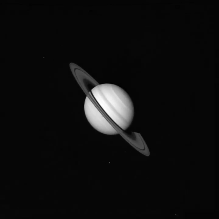 Voyager 1 was making its closest approach to Saturn