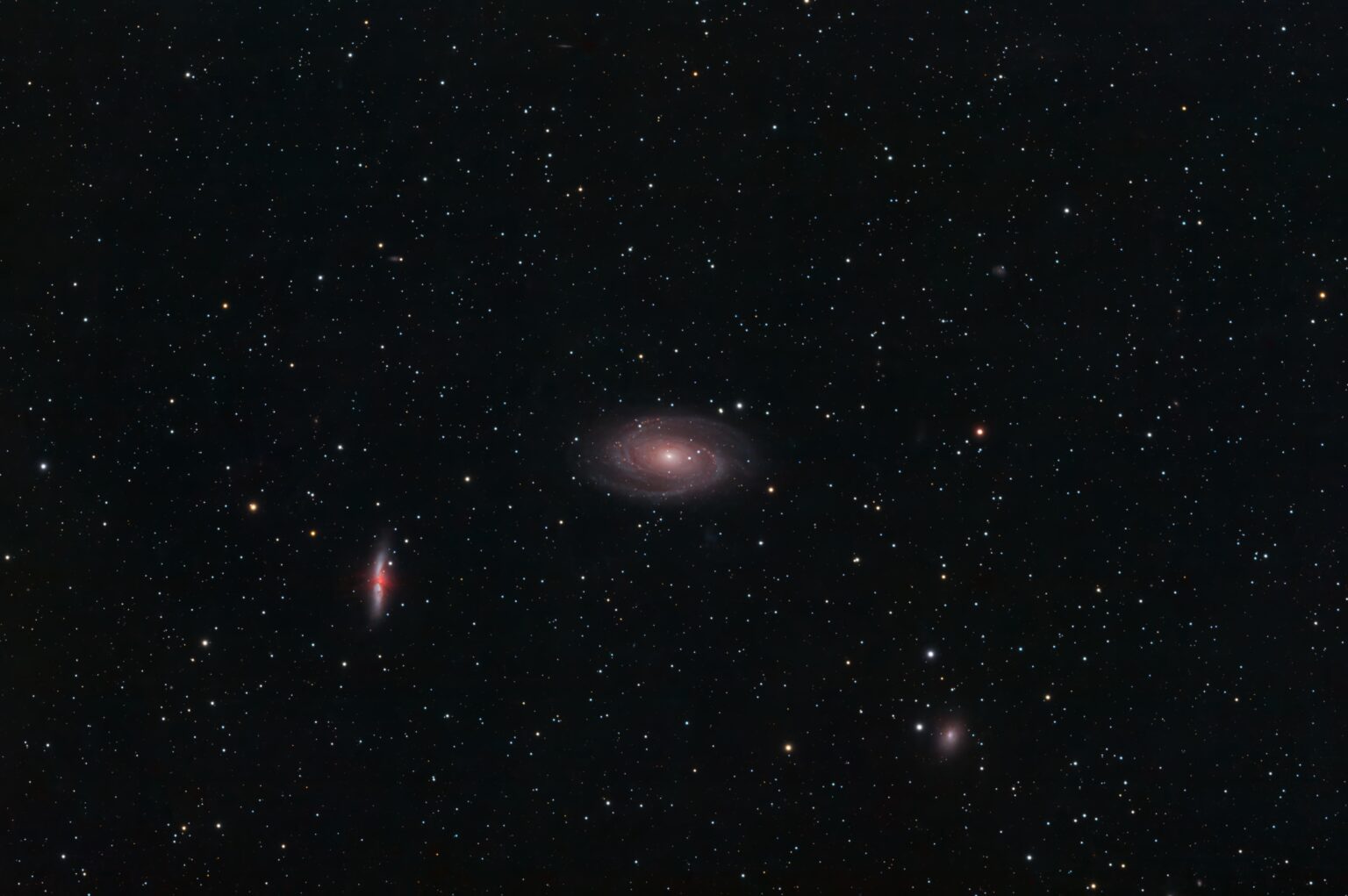 M81 and M82 - Bode's  and Cigar Galaxies