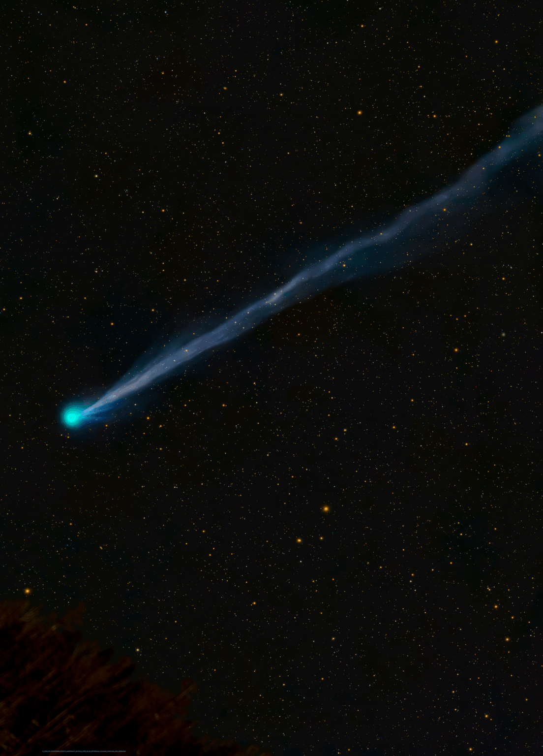 Comet PANSTARRS (2025 R3) under strong Moonlight