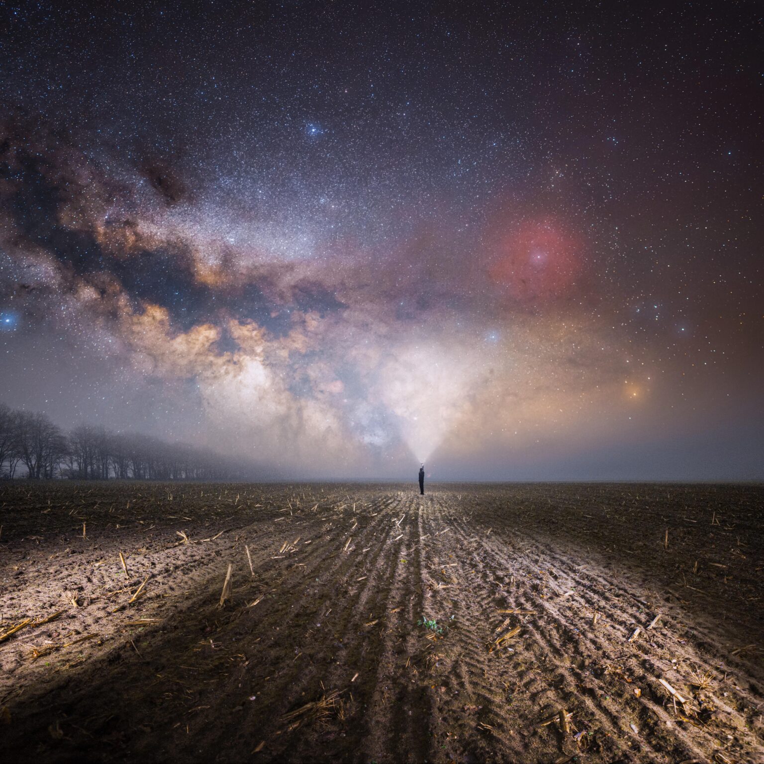 Breaking in the Milky Way Season Under Heavy Mist [OC]
