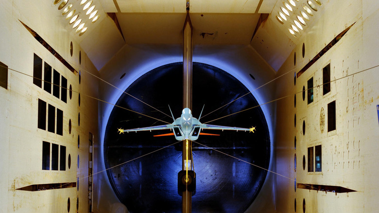 one of America's several wind tunnels, the TDT which is operated by NASA
