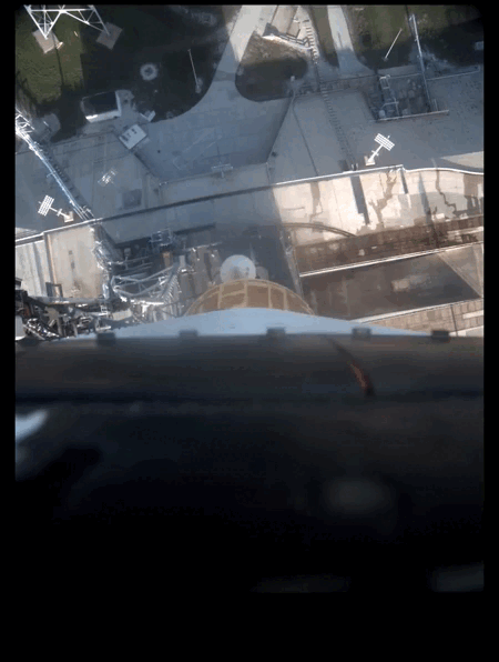 Orion Camera View of Artemis II Liftoff