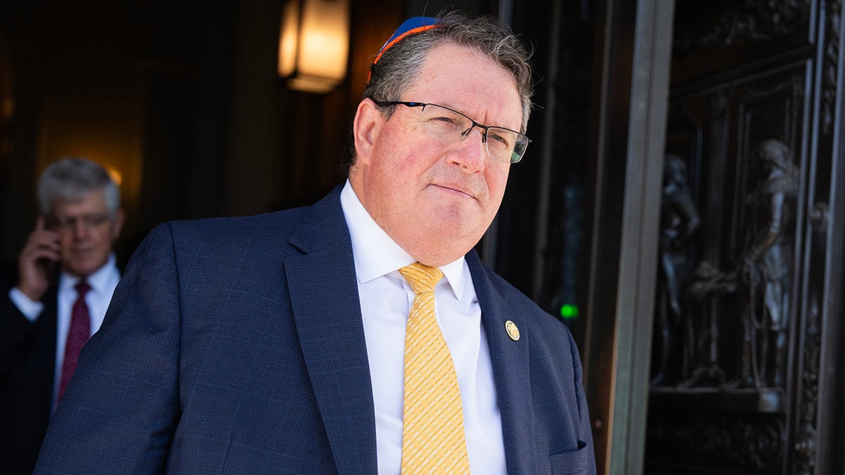 Rep. Randy Fine walking outside the U.S. Capitol building