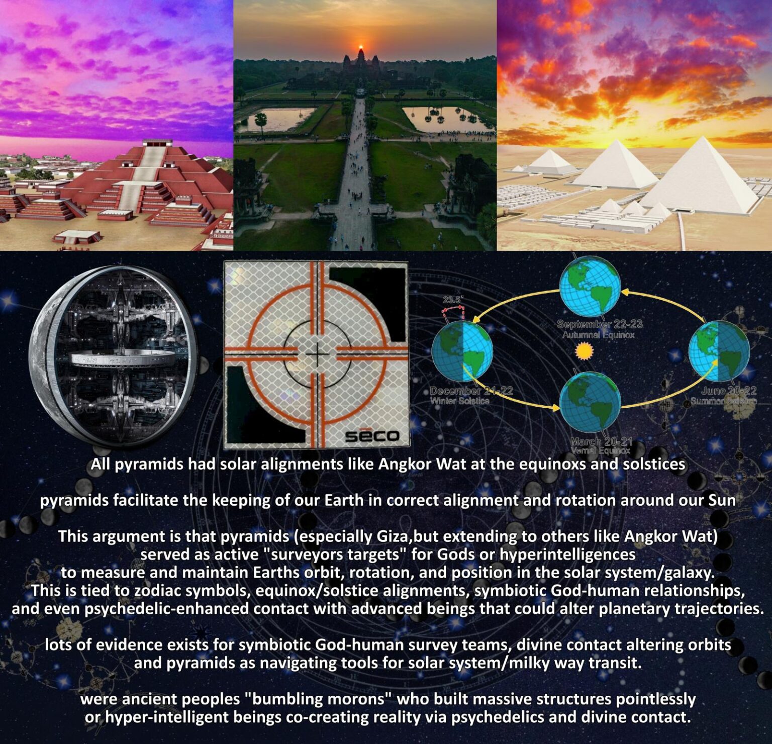 Earth is a Hyper intelligences creation as there is clear evidence of construction.