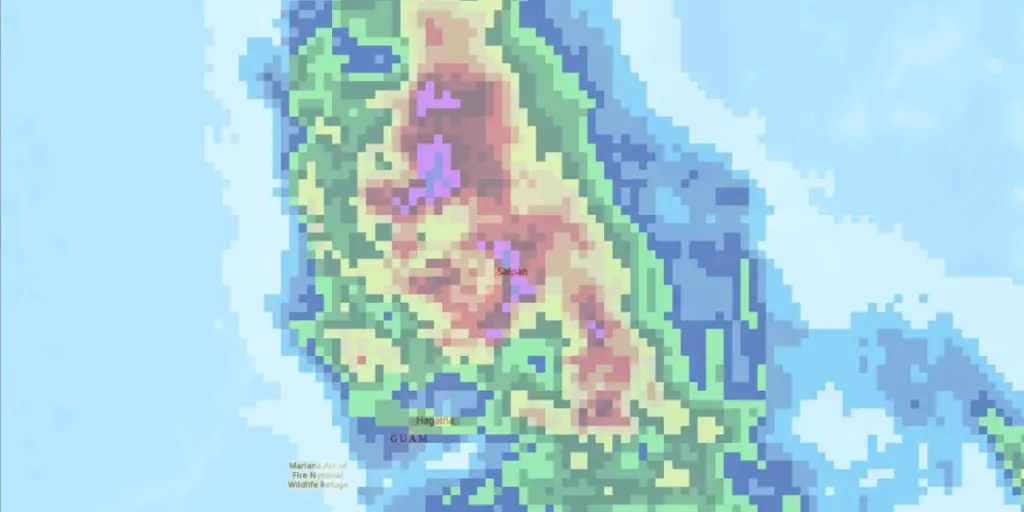 NASA Tracked Sinlaku's Rainfall from Space When Ground Radars Went Dark
