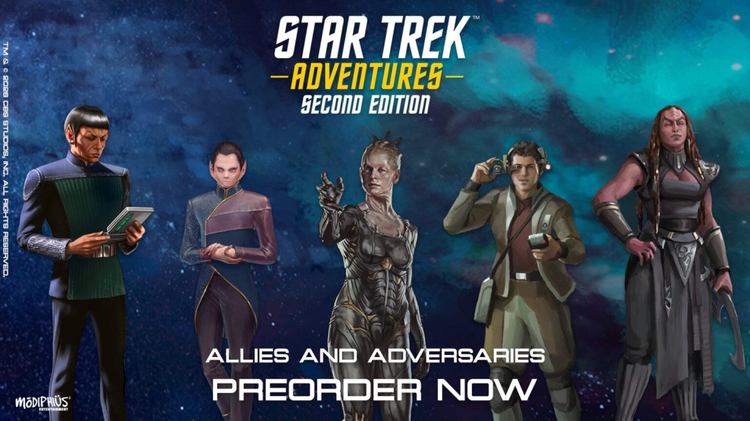 Modiphius Announces Star Trek Adventures Allies and Adversaries Sourcebook, Adding New Alien Aid and Threats