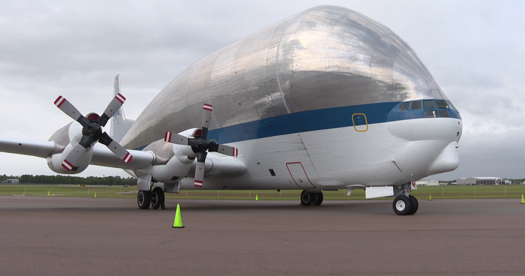 NASA’s flying ‘moving truck’ is on display at the Sun ‘n Fun Fly-In NASA's flying 'moving truck' is on display at the Sun 'n Fun Fly-In