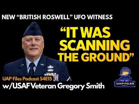 New Rendlesham UFO witness, Gregory Smith - “It was scanning the ground in a grid-like pattern, 100% convinced we are not alone"