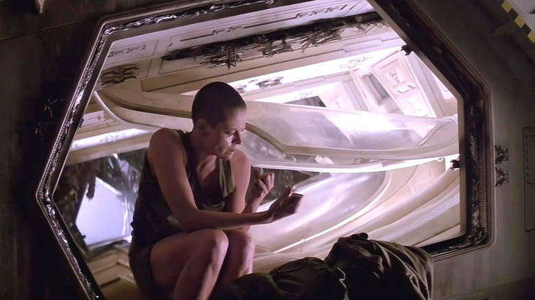 Ellen Ripley waking up in a sleep pod in ﻿Alien³
