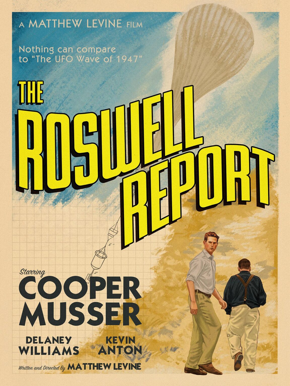 I made a short film about the Roswell Incident! What do you think of the poster and trailer?