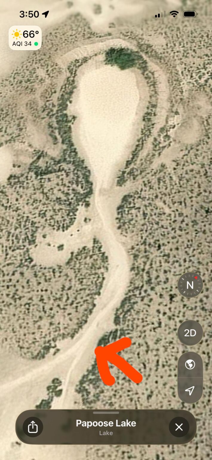 These are the tread marks supposedly leading to S4 (Bob Lazar claims)