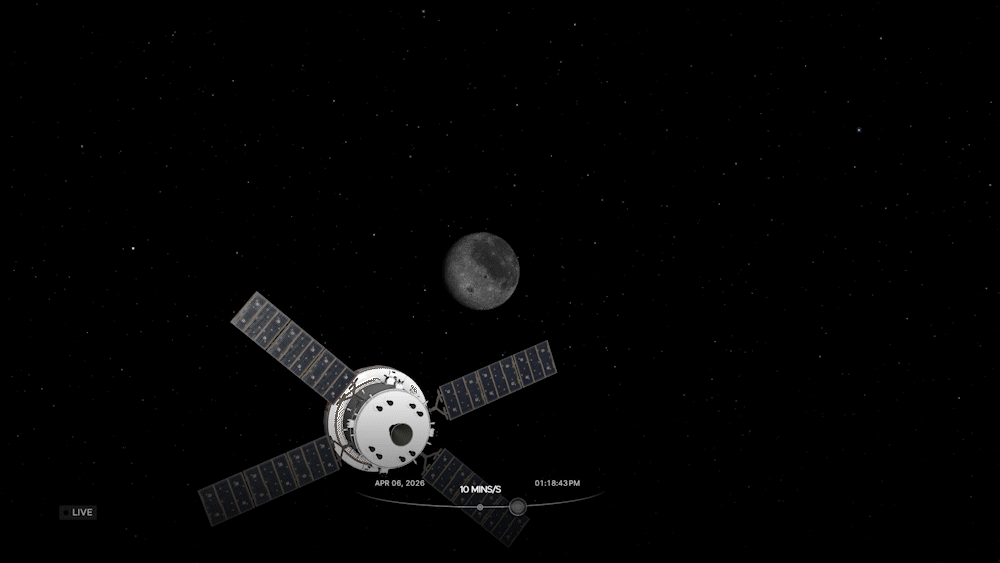 ARTEMIS II point of view for the next few hours as they go on their close by of the moon. Time in CEST (Europe/Berlin).