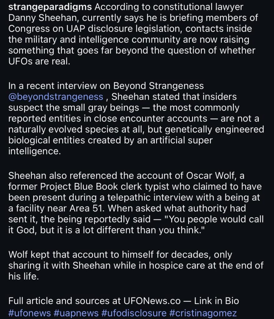 Came across a post which stood out. What are your thoughts?