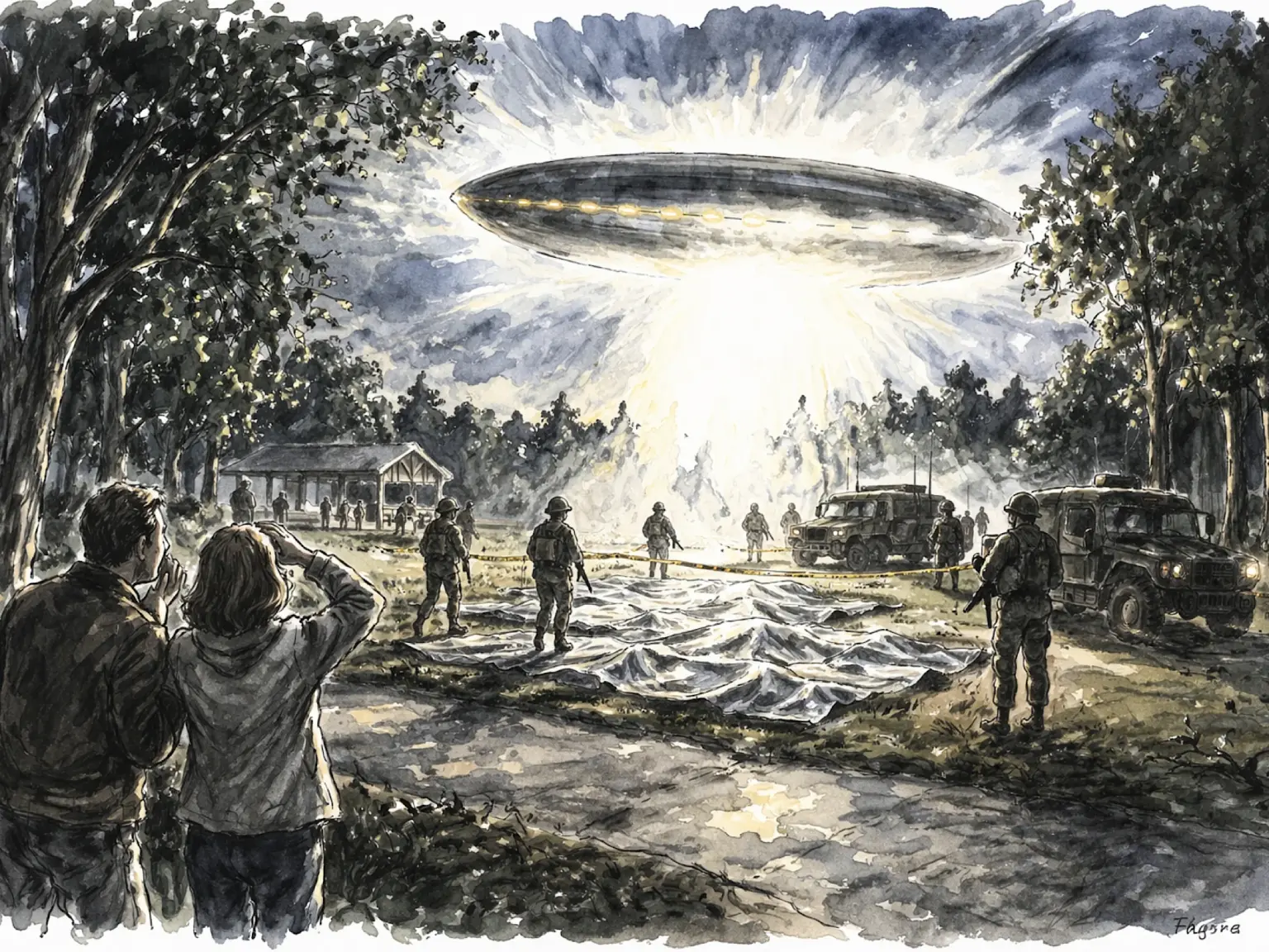 When a UFO Landed in Shirley