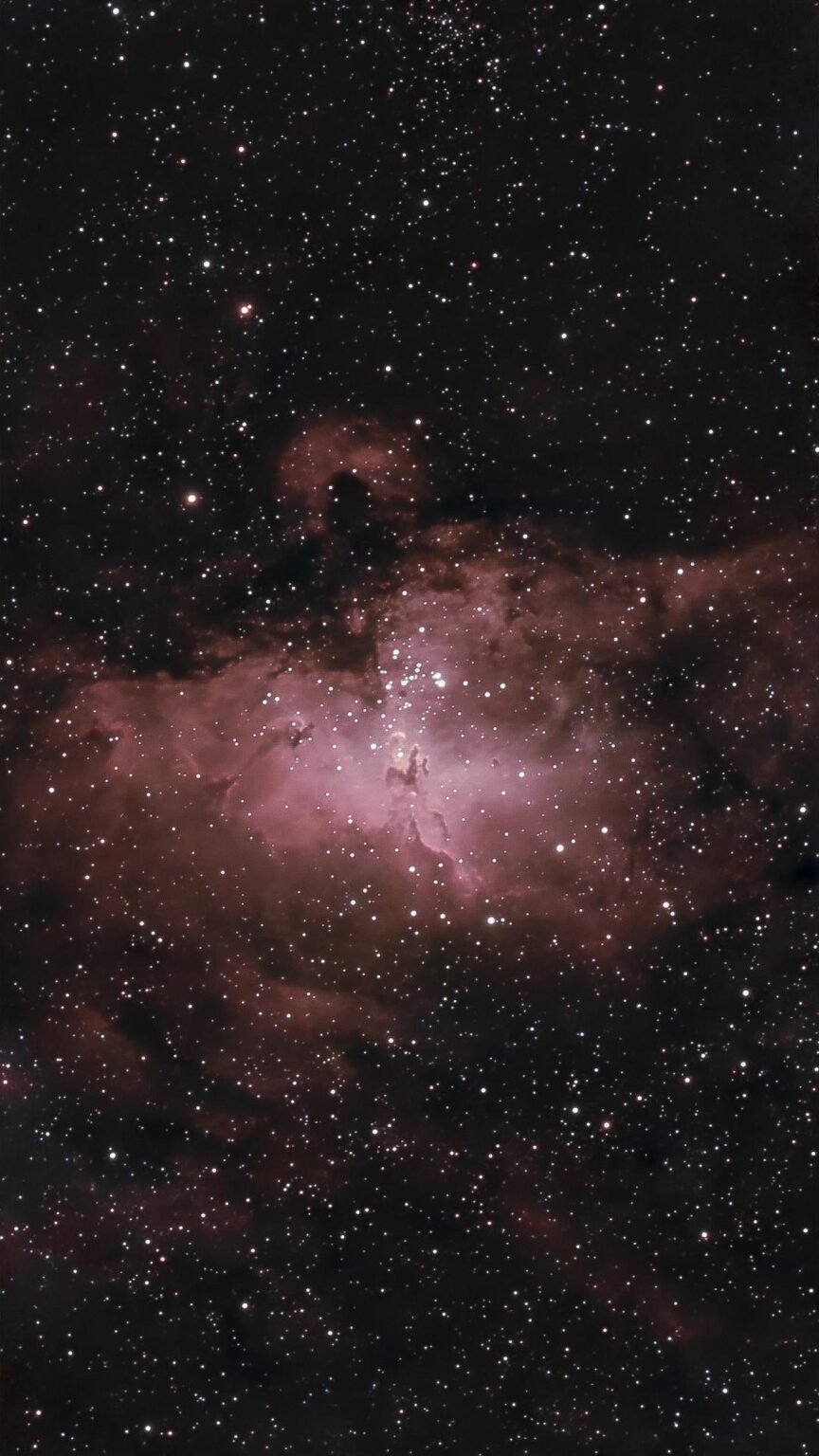 This Is The Eagle Nebula, Home To The Pillars Of Creation.