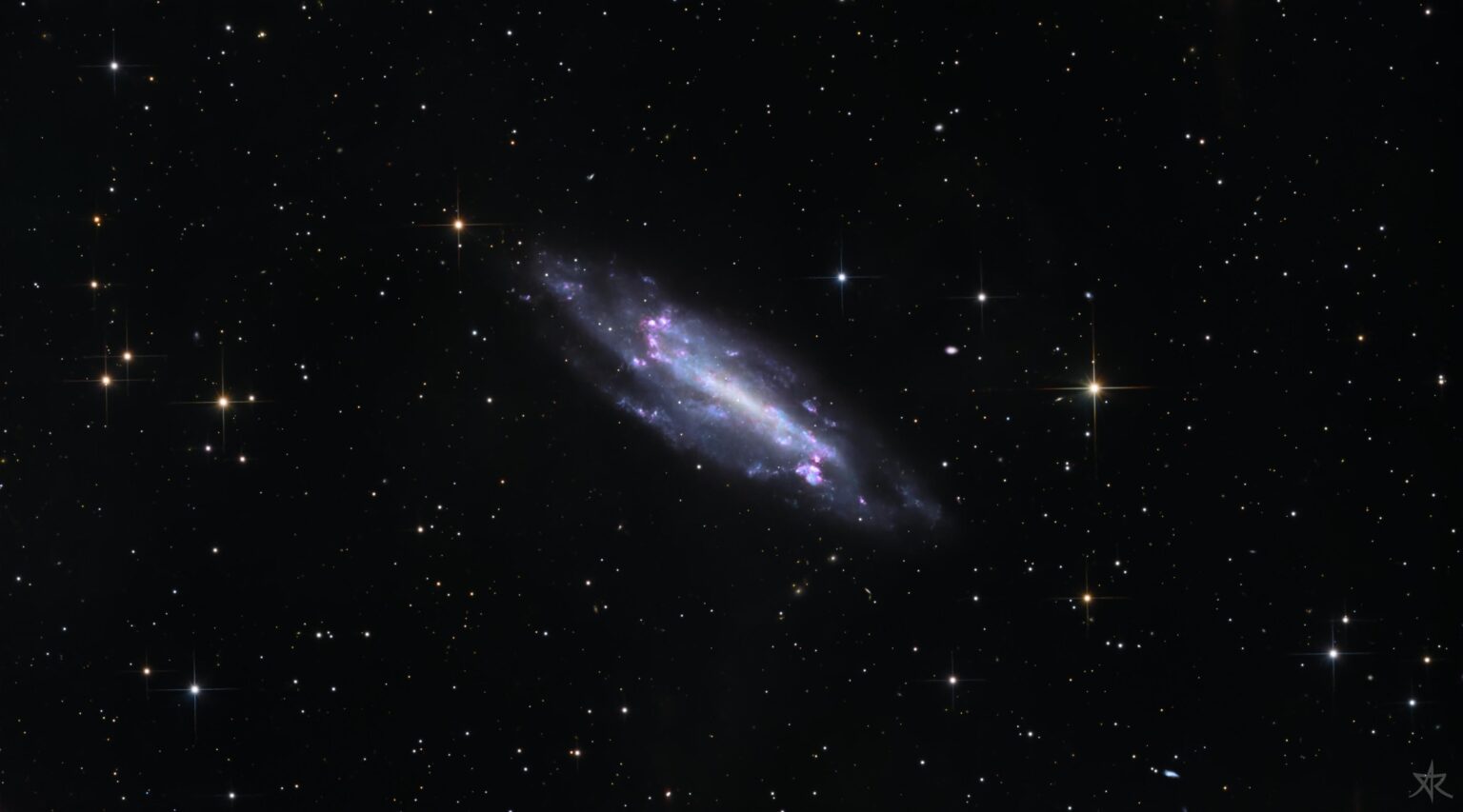 Caldwell 3 / NGC4236 - A large but dim galaxy in Draco