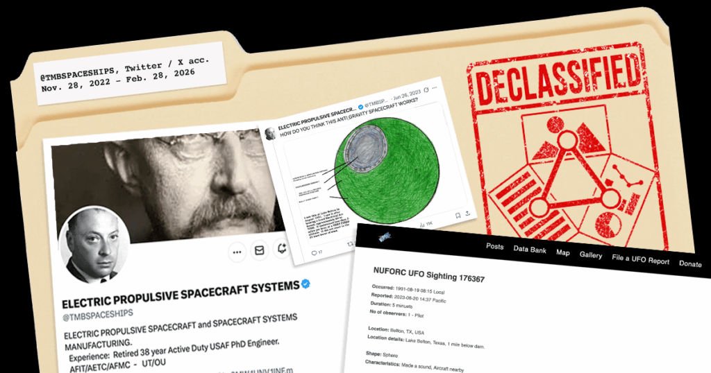 Anonymous X user TMBSPACESHIPS rumored to be missing Maj. Gen. William Neil McCasland was an Air Force crew chief mechanic at Fort Hood Army post in Texas in 1991