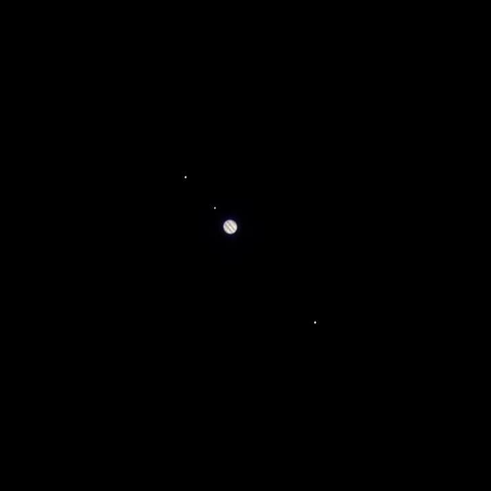 Tonight's Capture Of Jupiter & 3/4 Of The Galilean Moons.