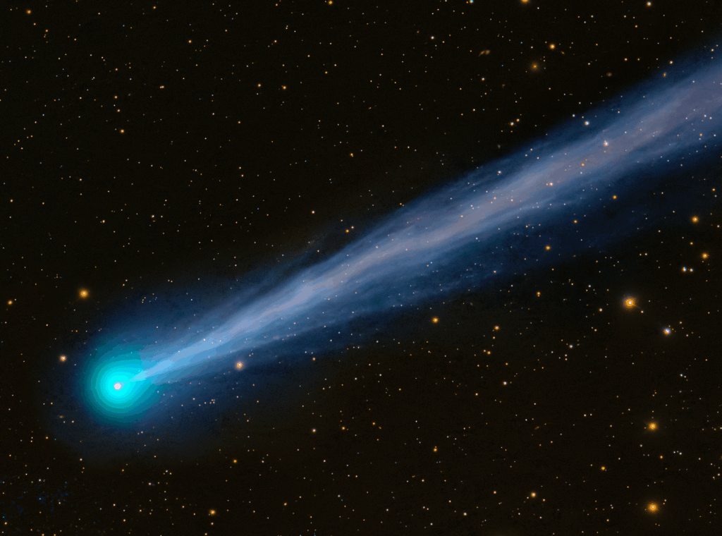 Comet PANSTARRS (C/2025 R3) and its 5° long tail