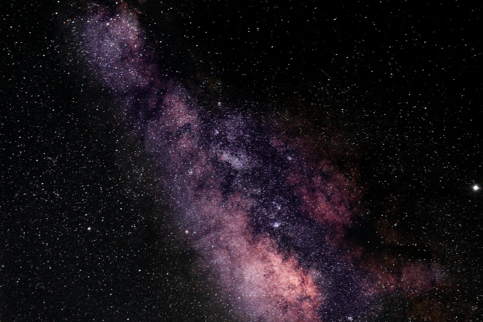 The intricate dust lanes and star clouds of the Galactic Core.