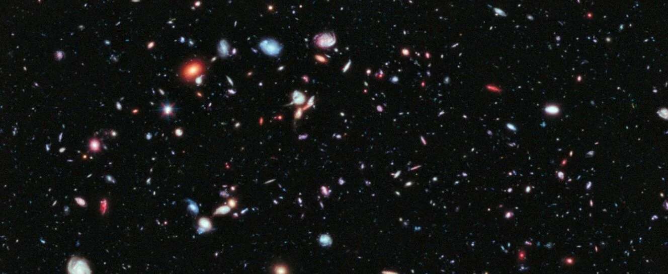The Hubble Space Telescope showed that distant galaxies are moving away from Earth faster than those nearby, a sign that the universe's expansion is increasing at rate described by the cosmological constant. That value of that constant is one of the great mysteries of modern physics. Credit: NASA.