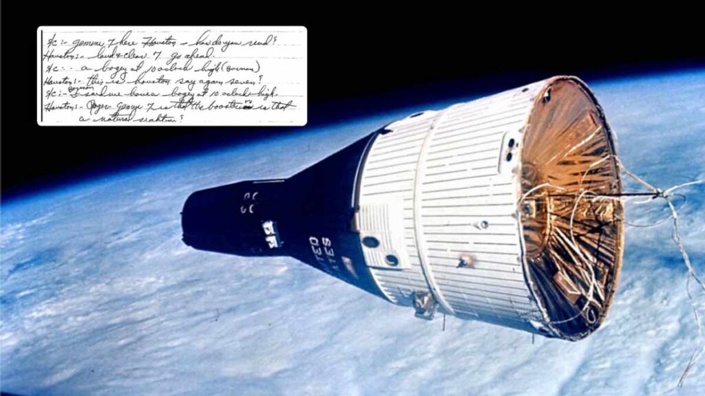 Gemini 7 Astronauts Frank Borman & Jim Lovell Saw A UFO In Space In 1965? Here’s The Unclassified NASA Transcript
