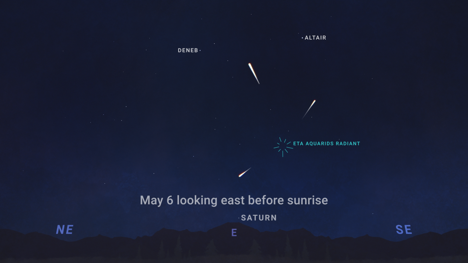 Shooting stars before dawn, a brilliant meetup between the Moon and Venus and a rare blue moon to end the month