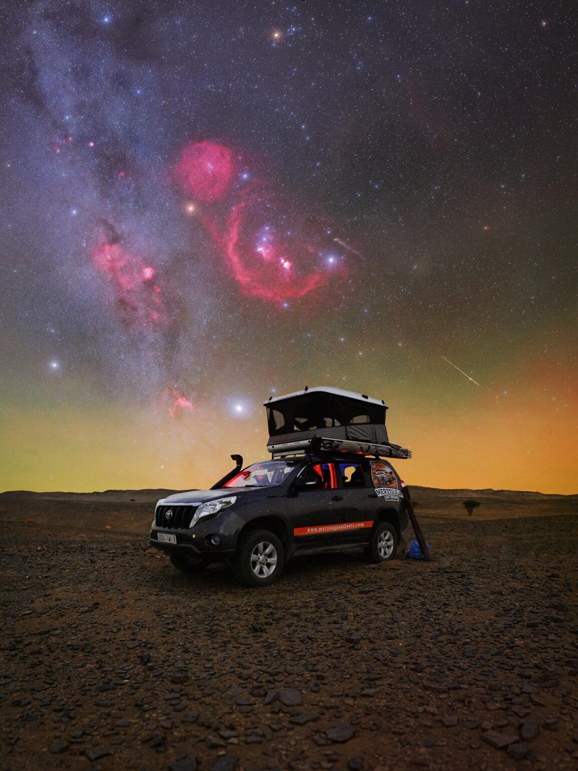 I camped under Orion in the Moroccan Sahara, far from any light (Bortle 1)