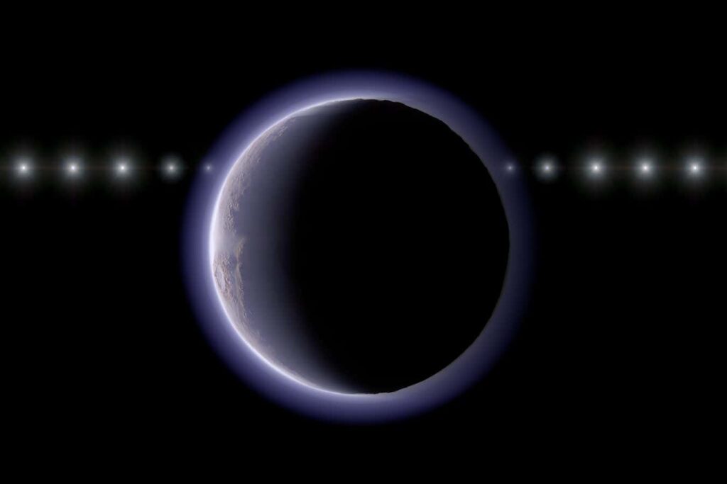 Tiny frozen world unexpectedly appears to have an atmosphere