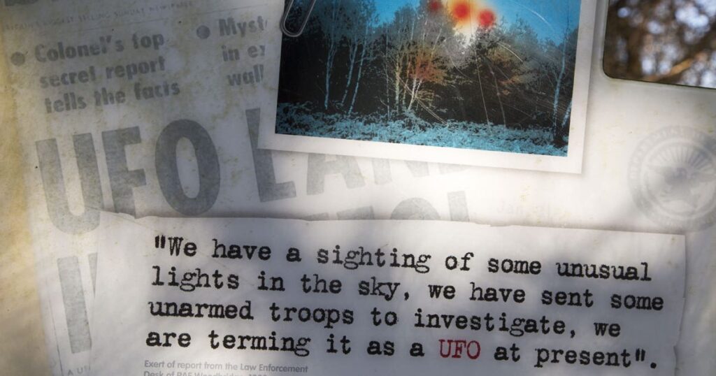Trump teases release of “very interesting" UFO files