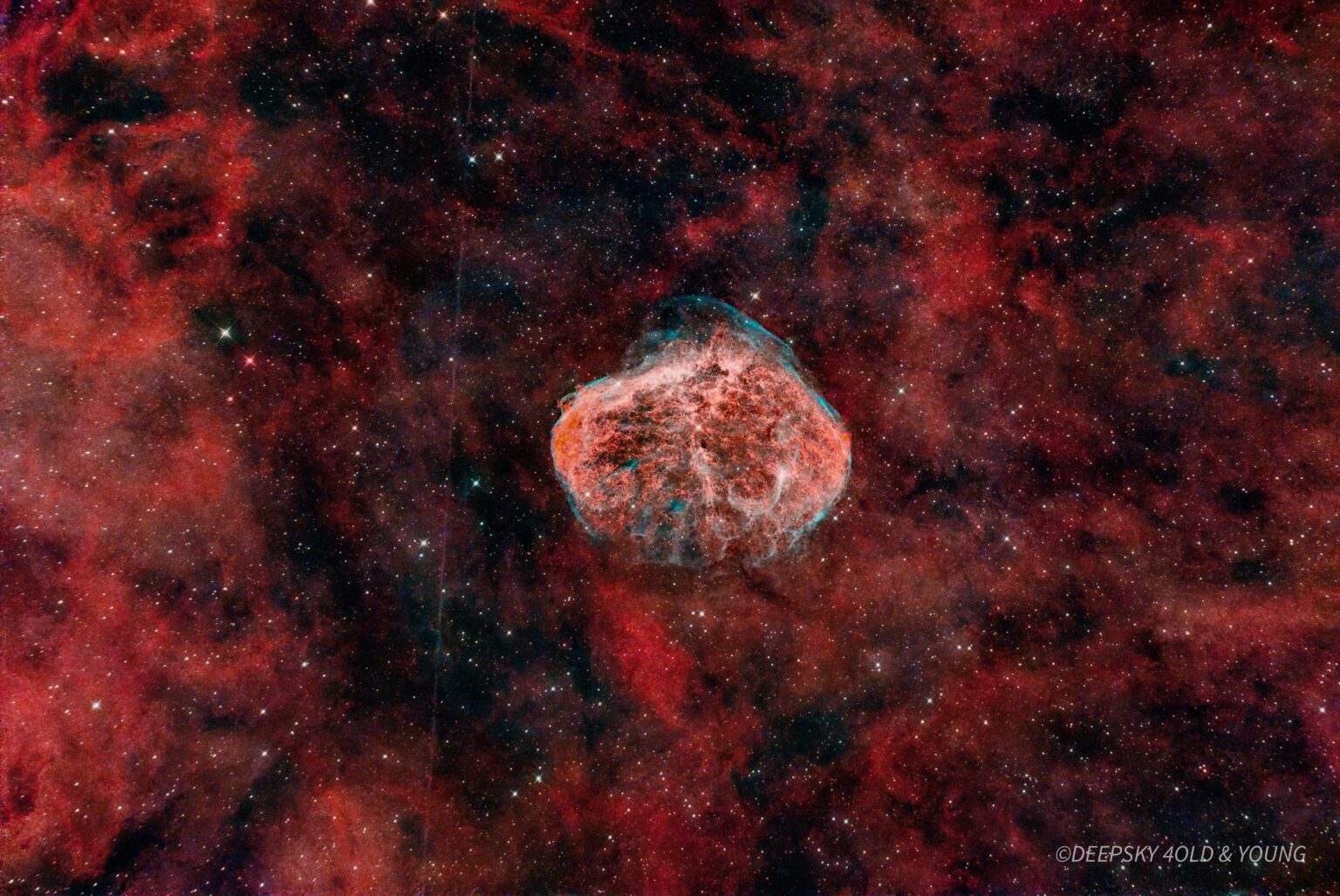 NGC 6888 test under 100% Moon