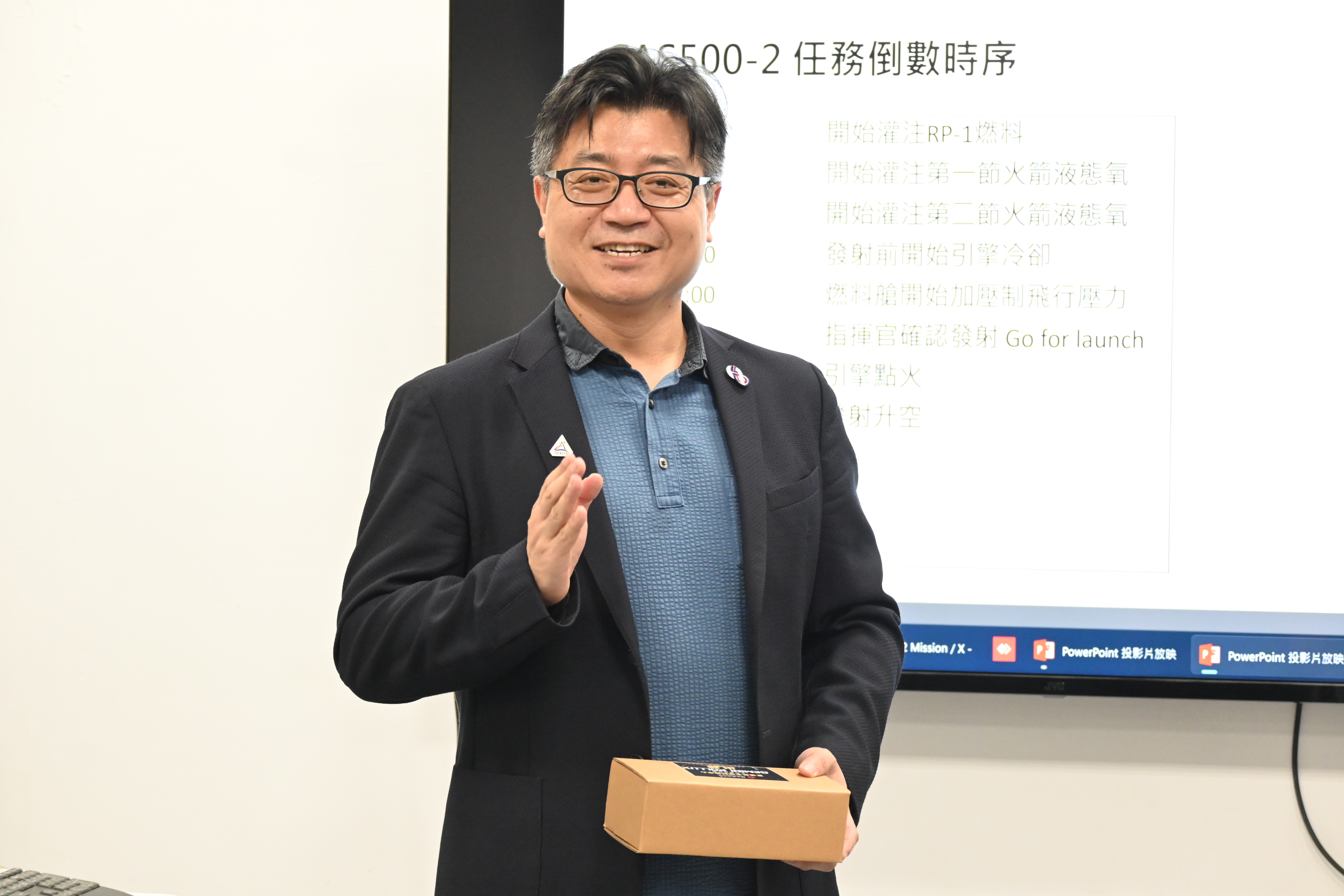 夏漢民太空科技中心林建宏主任表示，希望能讓每個學生從參與立方任務開始，未來都有機會能夠參與國家太空任務
