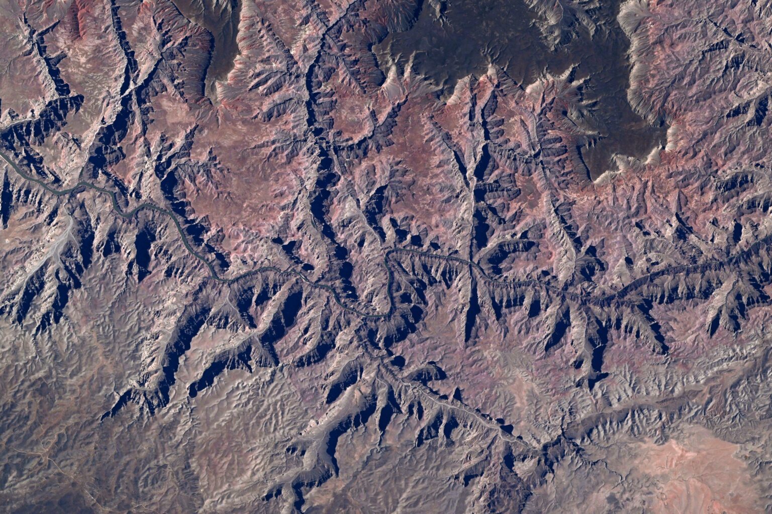 Grand Canyon seen from ISS
