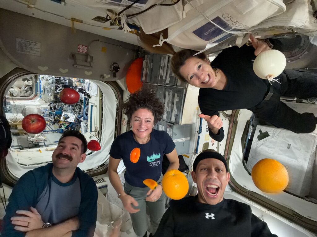 Fresh Food Delivery For Space Station