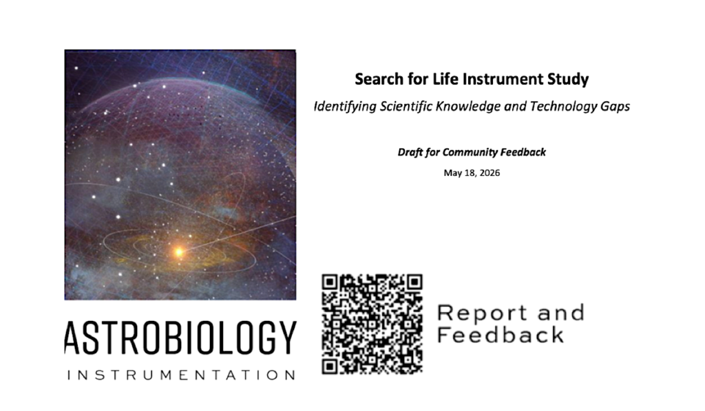 NASA Astrobiology Report: PESTO Search for Life Instrumentation Study For Solar System Life Detection
