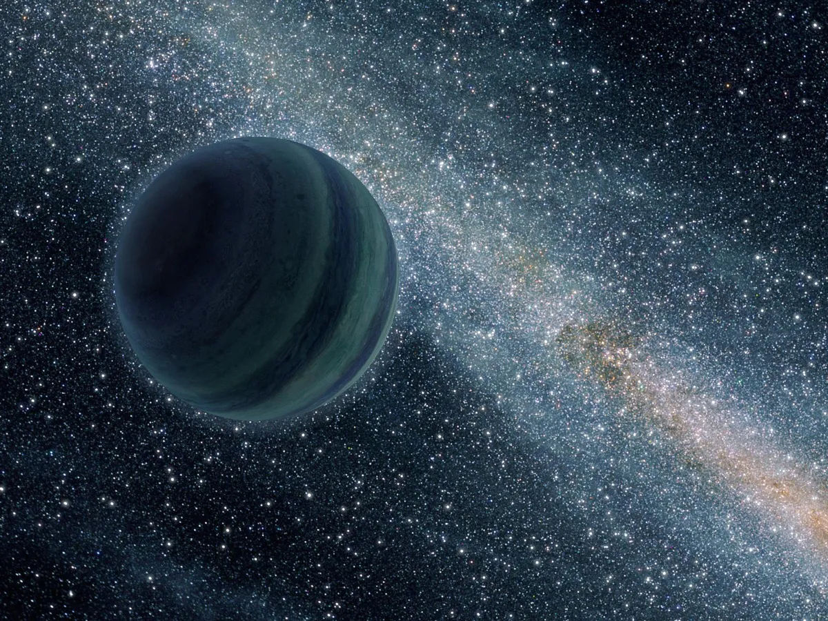 An artist's impression of a rogue exoplanet without a host star. Credit: NASA/JPL-Caltech