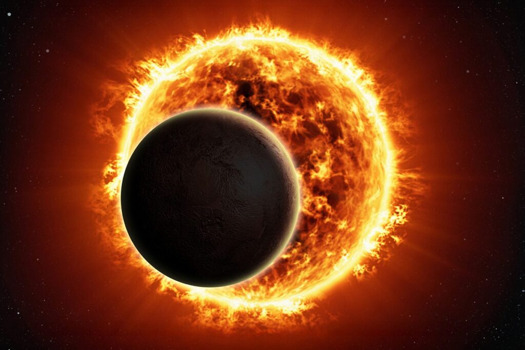 Eight ways the Universe is trying to wipe out life on Earth – and they could happen any minute Earth in front of the Sun. Credit: Dr Pixel / Getty Images